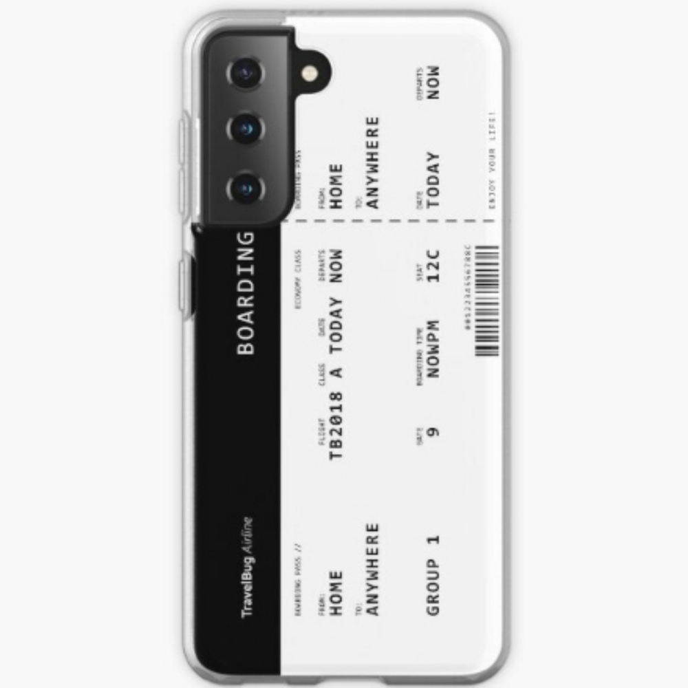Samsung Galaxy S21 Case- Boarding Pass